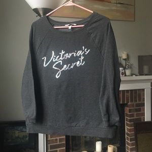 VS silver sequin Oversize sweatshirt